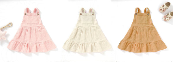 Organic Cotton Muslin Baby Dress