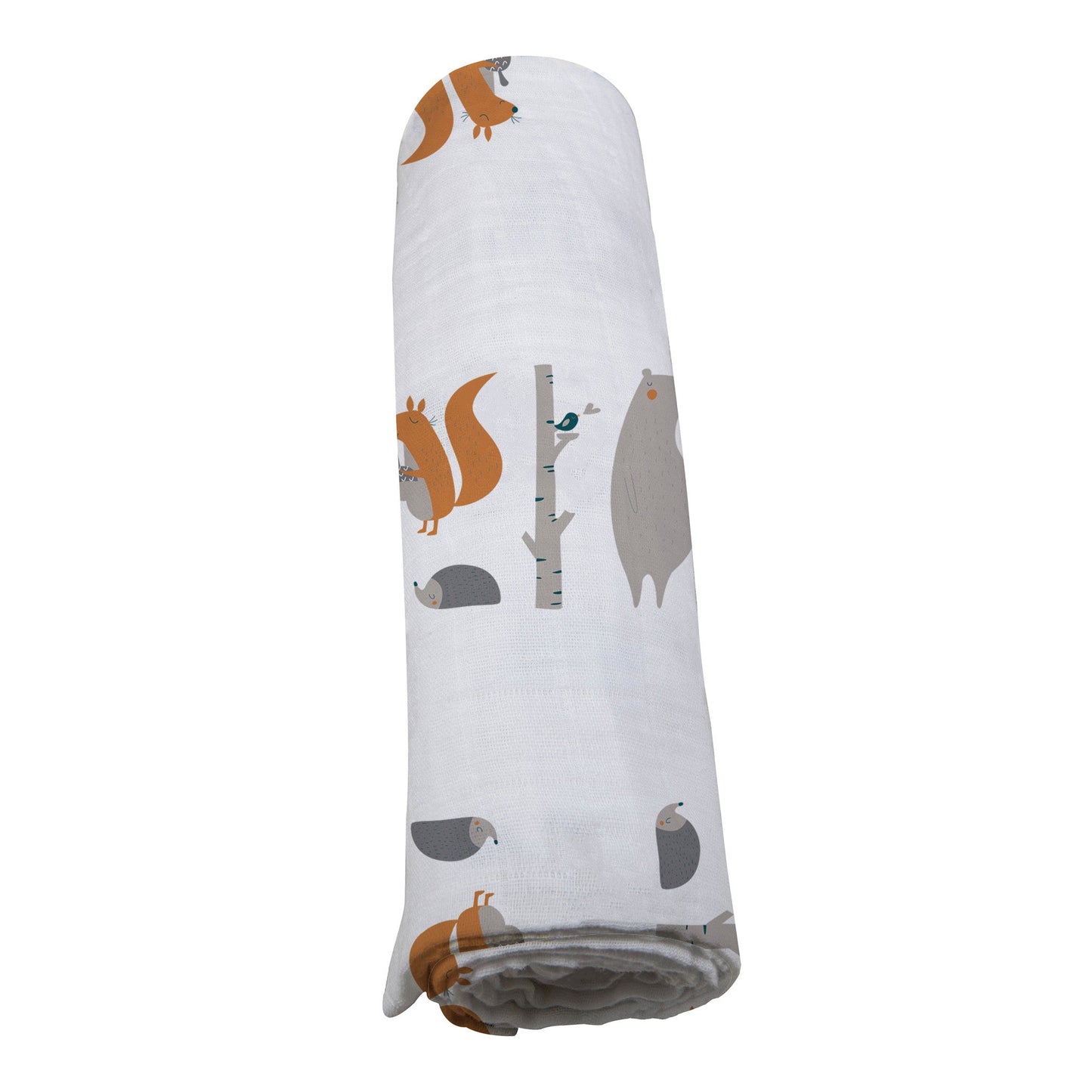 Forest Friends Cotton Muslin Swaddle