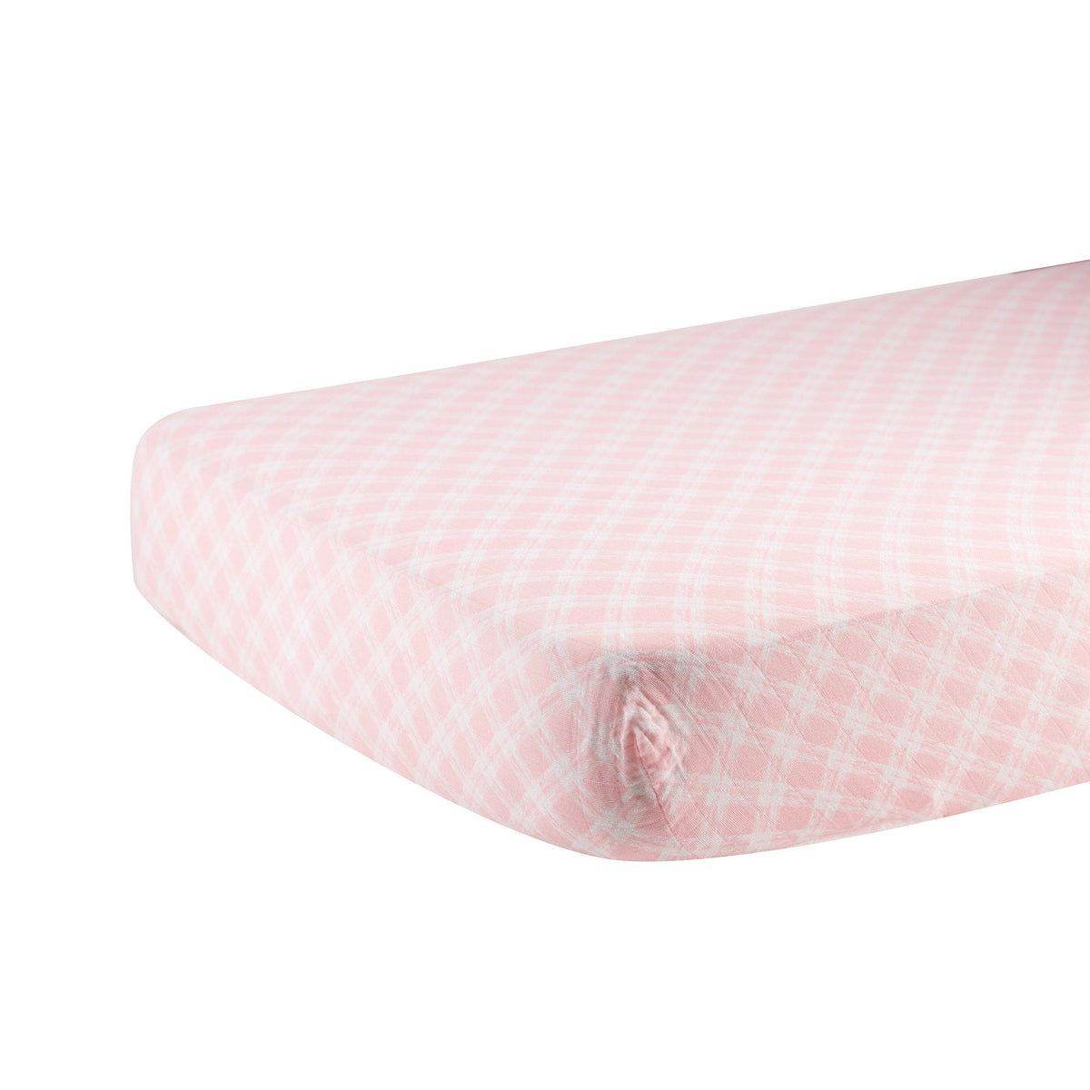Primrose Pink Plaid Cotton Muslin Crib Sheet – Newcastle Classics