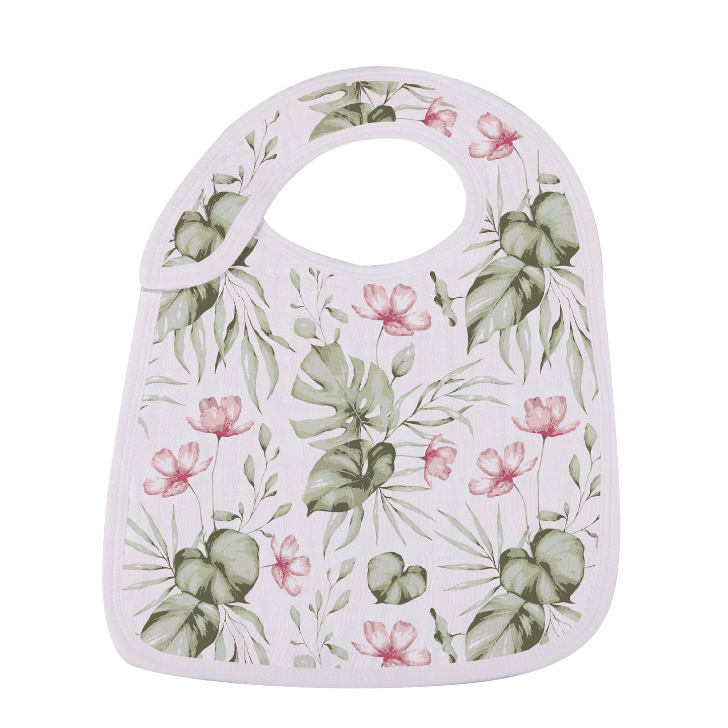 Tropical Paradise Bamboo Snap Bibs 3PK