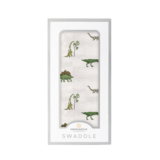 Dino Days Cotton Muslin Swaddle
