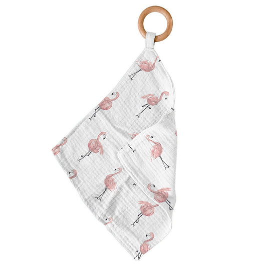 Dancing Flamingo Bamboo Newcastle Teether