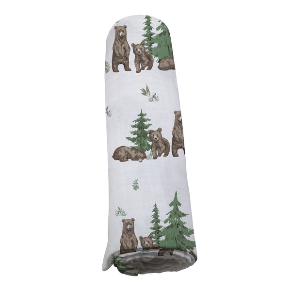 Wilderness Bear Bamboo Swaddle