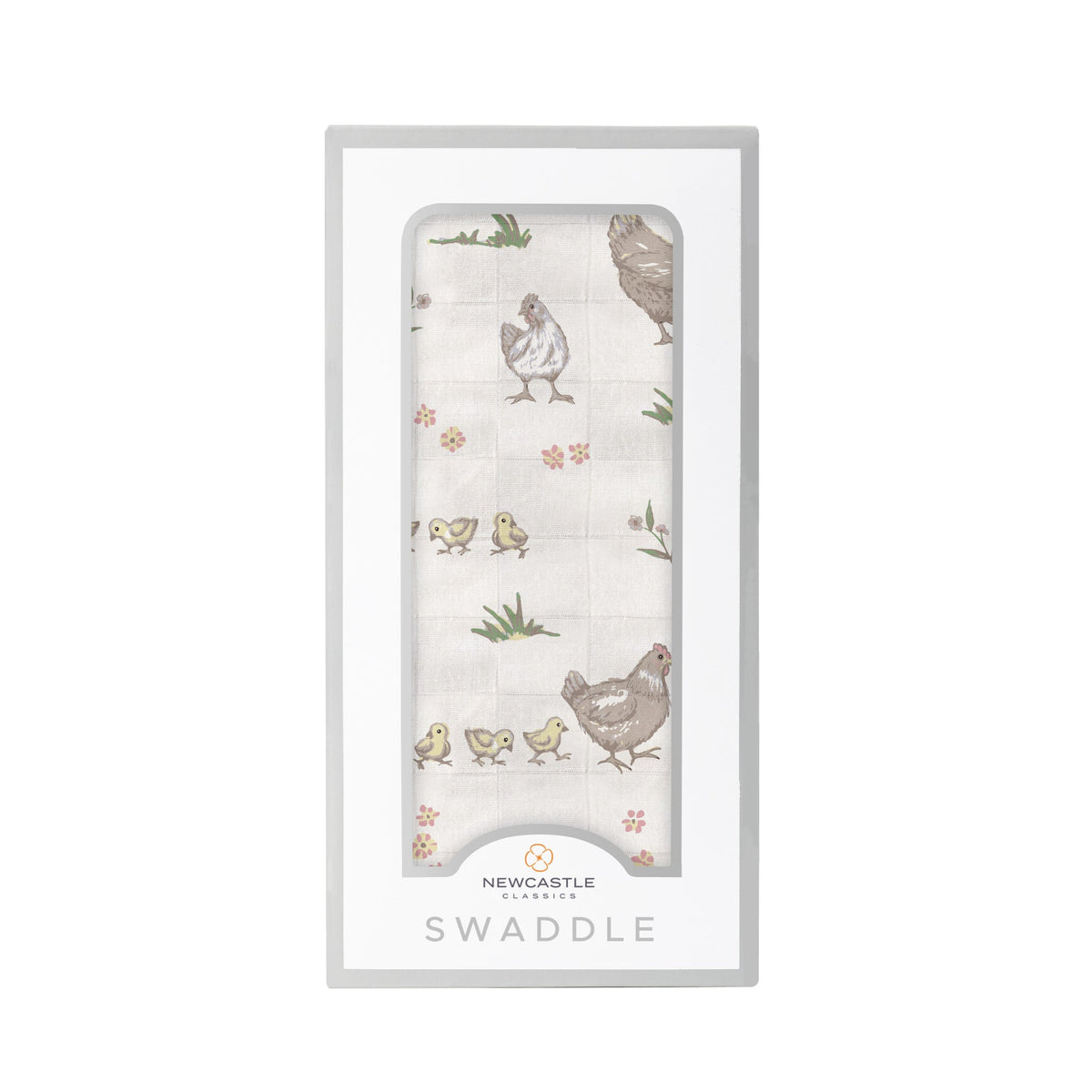 Farm Chickens Bamboo Swaddle