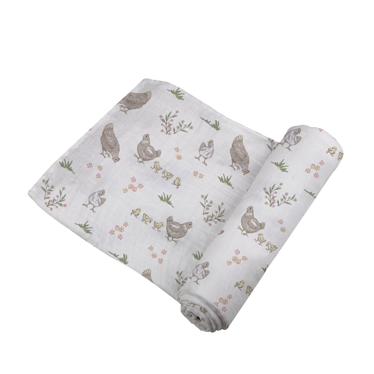 Farm Chickens Bamboo Swaddle