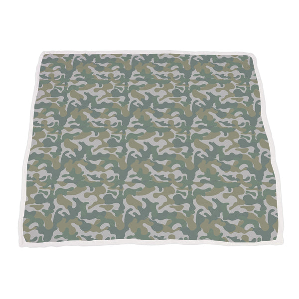 Gone Fishing and Hunter's Camo Bamboo Newcastle Throw Blanket