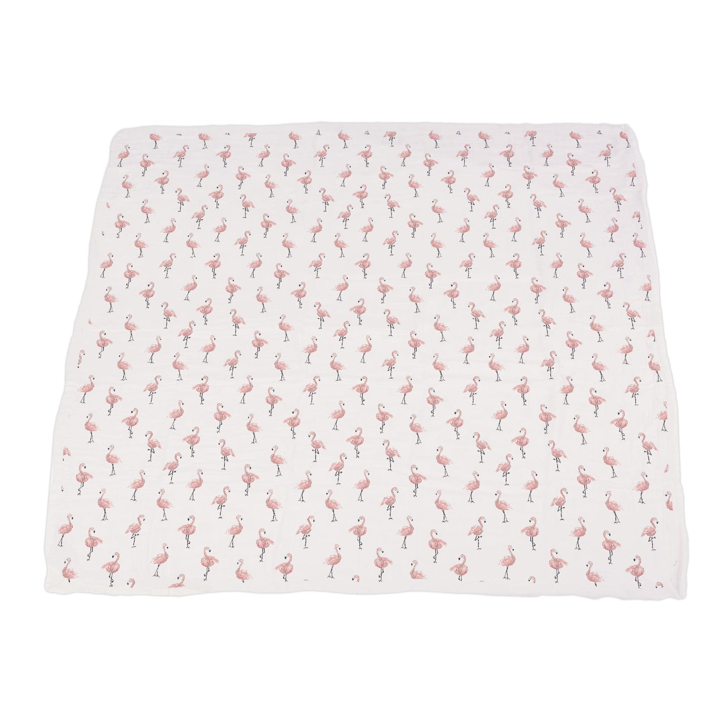 Dancing Flamingo and Little Leopard Newcastle Blanket
