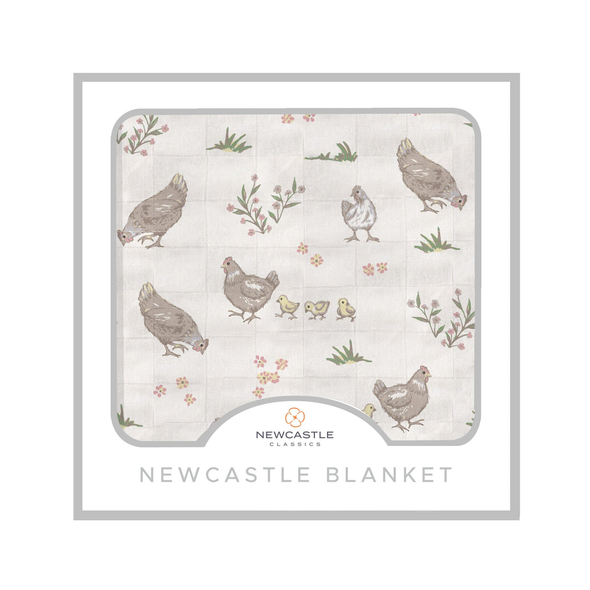 Farm Chickens Newcastle Blanket