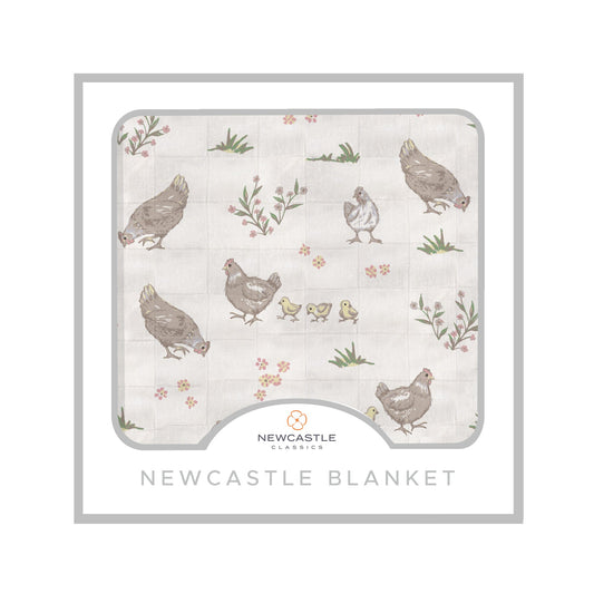 Farm Chickens Newcastle Blanket