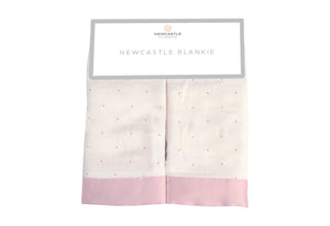 Pink Polka Dot Bamboo Newcastle Blankie