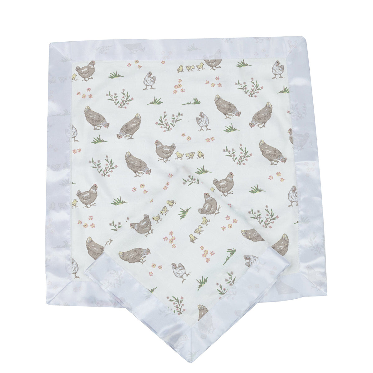 Farm Chickens Bamboo Newcastle Blankie