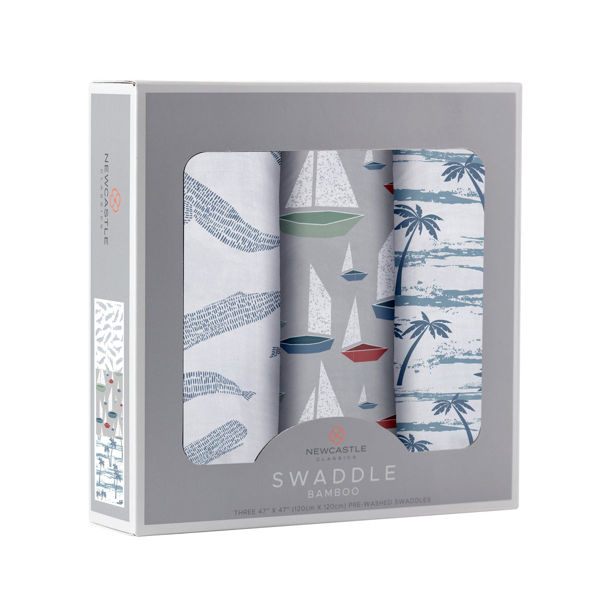 Ocean Tides Bamboo Swaddle 3 Pack