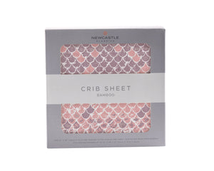 Scales Bamboo Muslin Crib Sheet