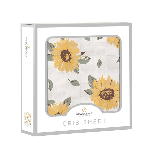 Sunflower Farm Crib Sheet