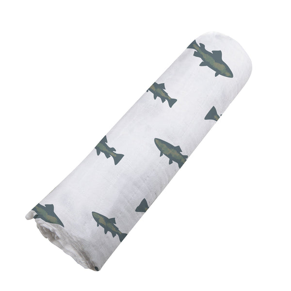 Gone Fishing Swaddle