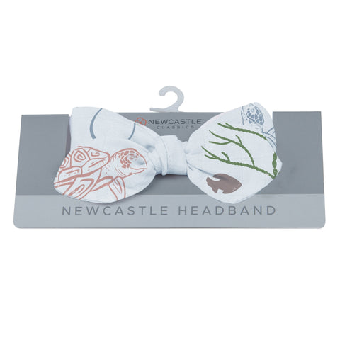 Turtles Bamboo Baby Headband