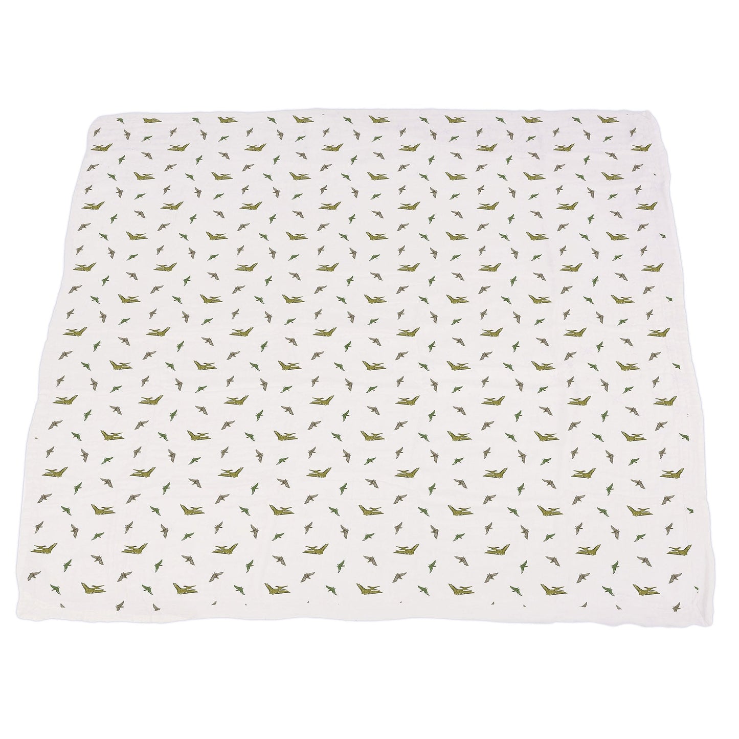 Dino Feet and Pteranodon Cotton Muslin NewcastleBlanket
