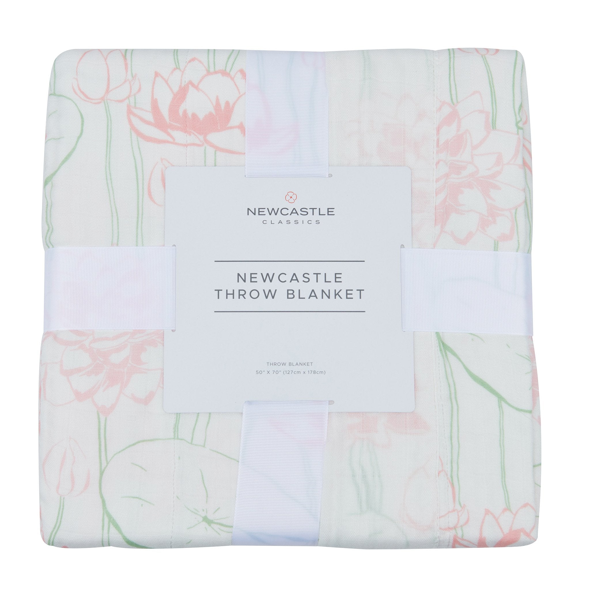 Water Lily Bamboo Throw Blanket | Newcastle Classics