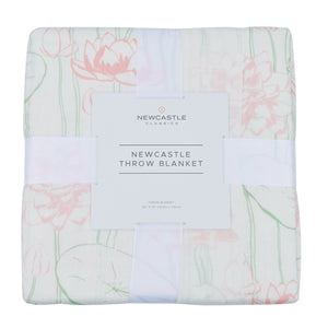 Water Lily Bamboo Throw Blanket | Newcastle Classics
